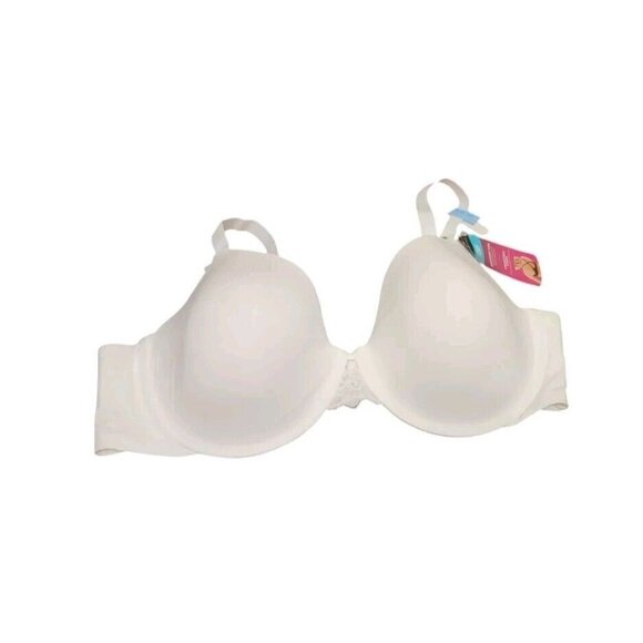 Maidenform 40C Bra White One Fabulous Fit Full Coverage Underwire DM7549 Lift - Picture 1 of 9
